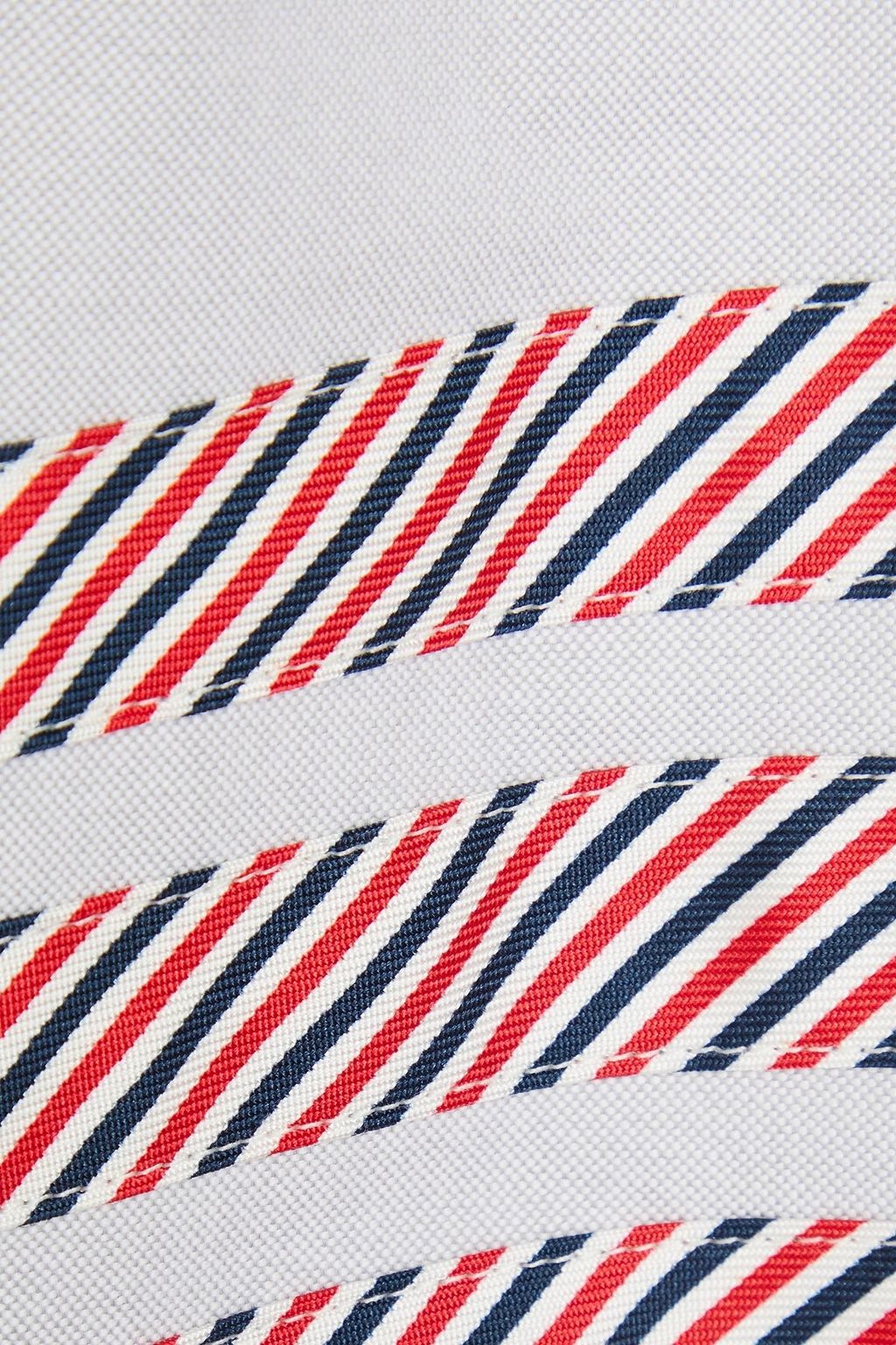THOM BROWNE Striped cotton Oxford shirt