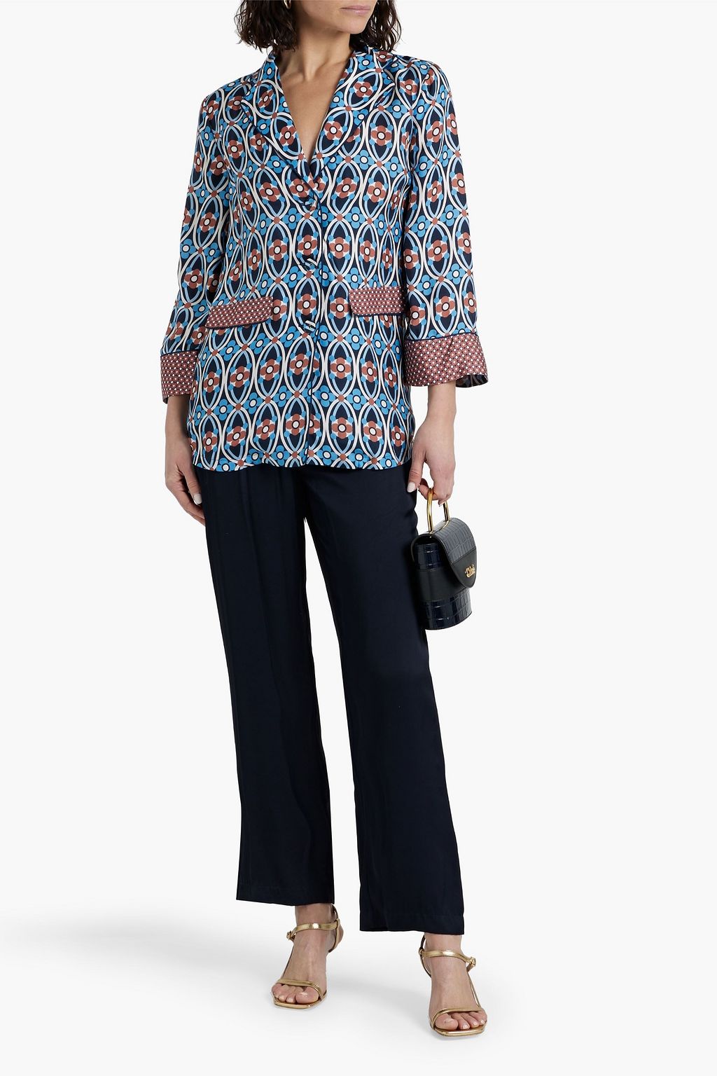 CARA CARA Venezia printed twill jacket