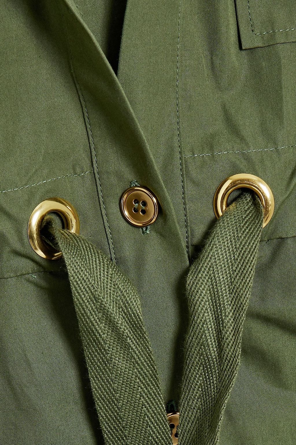 MCQUEEN Cotton-poplin shirt