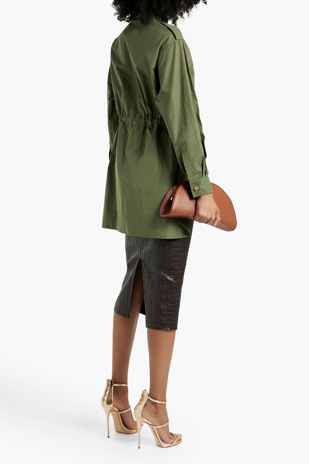 MCQUEEN Cotton-poplin shirt