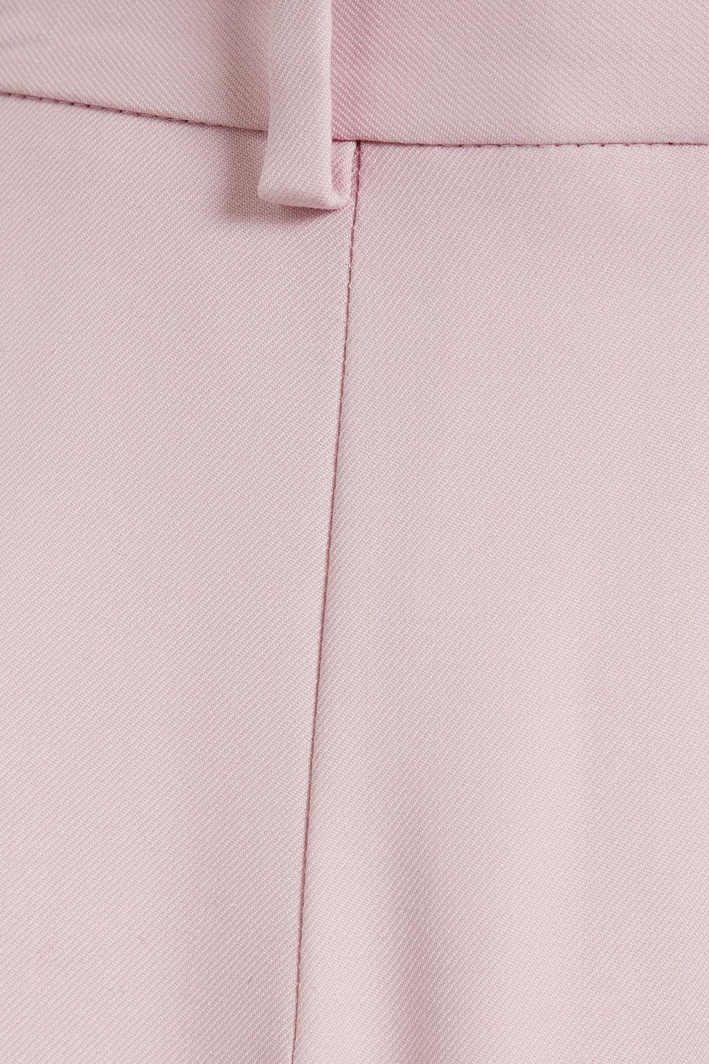 MCQUEEN Cropped wool-twill slim-leg pants