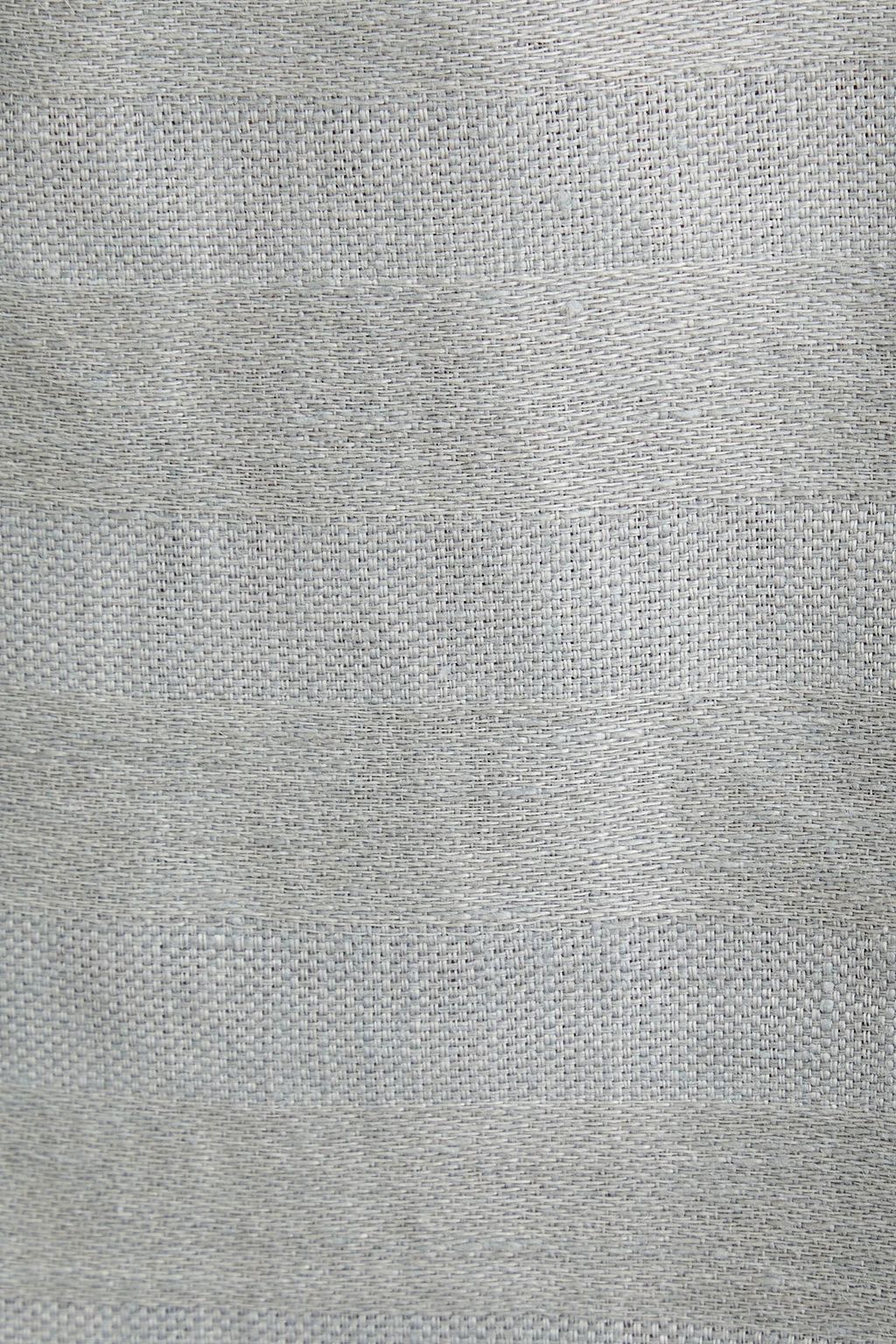 THOM BROWNE Cropped Karottenhose aus Leinen mit Streifen