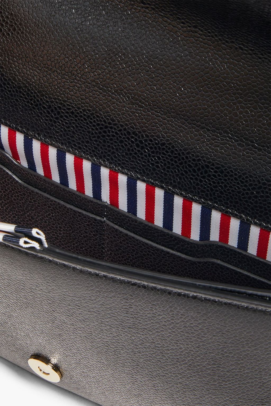 THOM BROWNE حقيبة كتف مصنوعة من الجلد المُحبّب