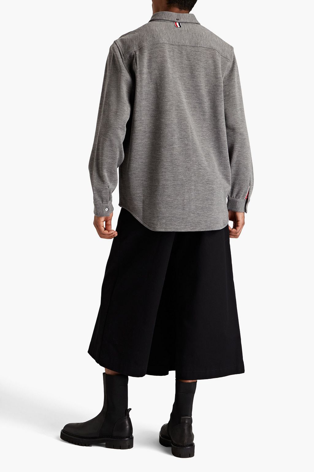 THOM BROWNE قميص من الصوف