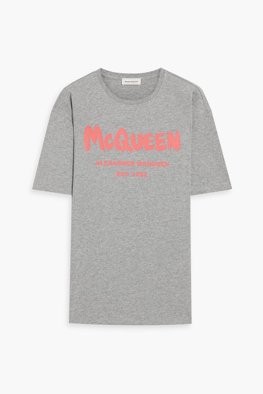 ALEXANDER MCQUEEN Logo-print cotton-jersey T-shirt | THE OUTNET