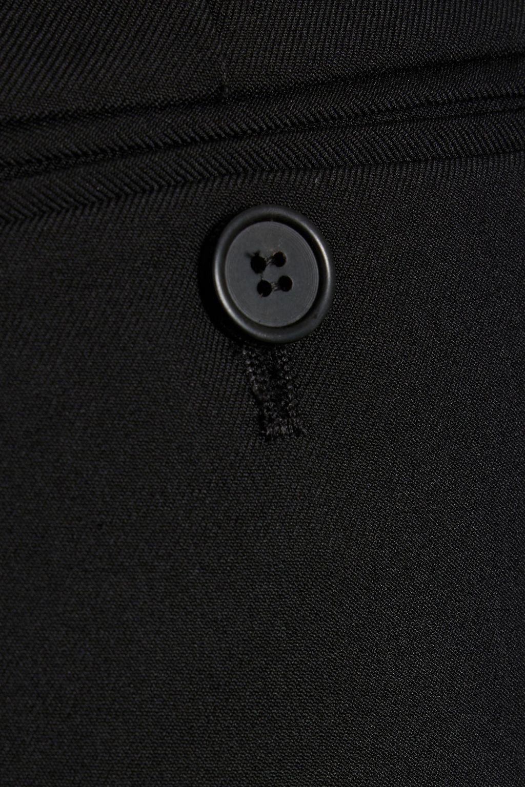 MCQUEEN Wool-twill bootcut pants
