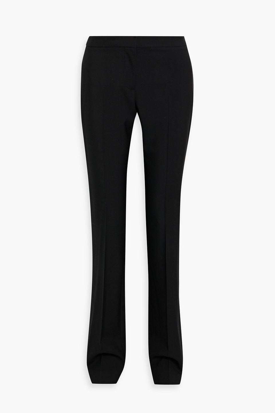 Alexander Mcqueen Wool-twill Bootcut Pants In Black