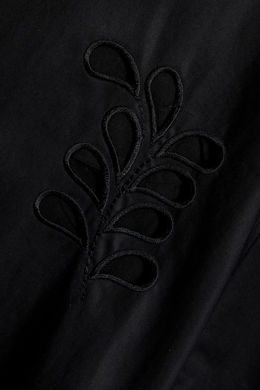 SIMKHAI Eda broderie anglaise cotton midi shirt dress