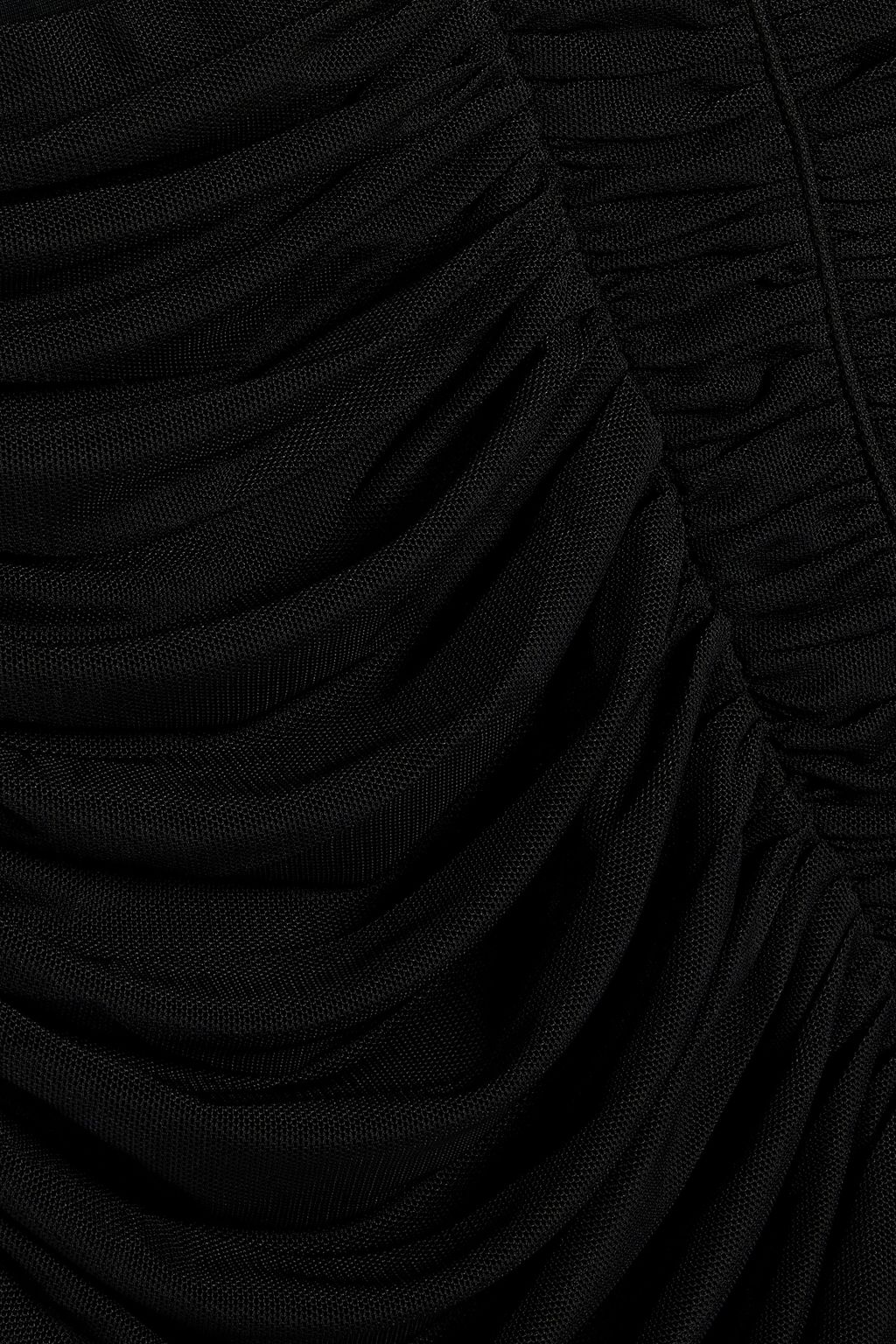 SIMKHAI Seraiah one-shoulder cutout mesh dress