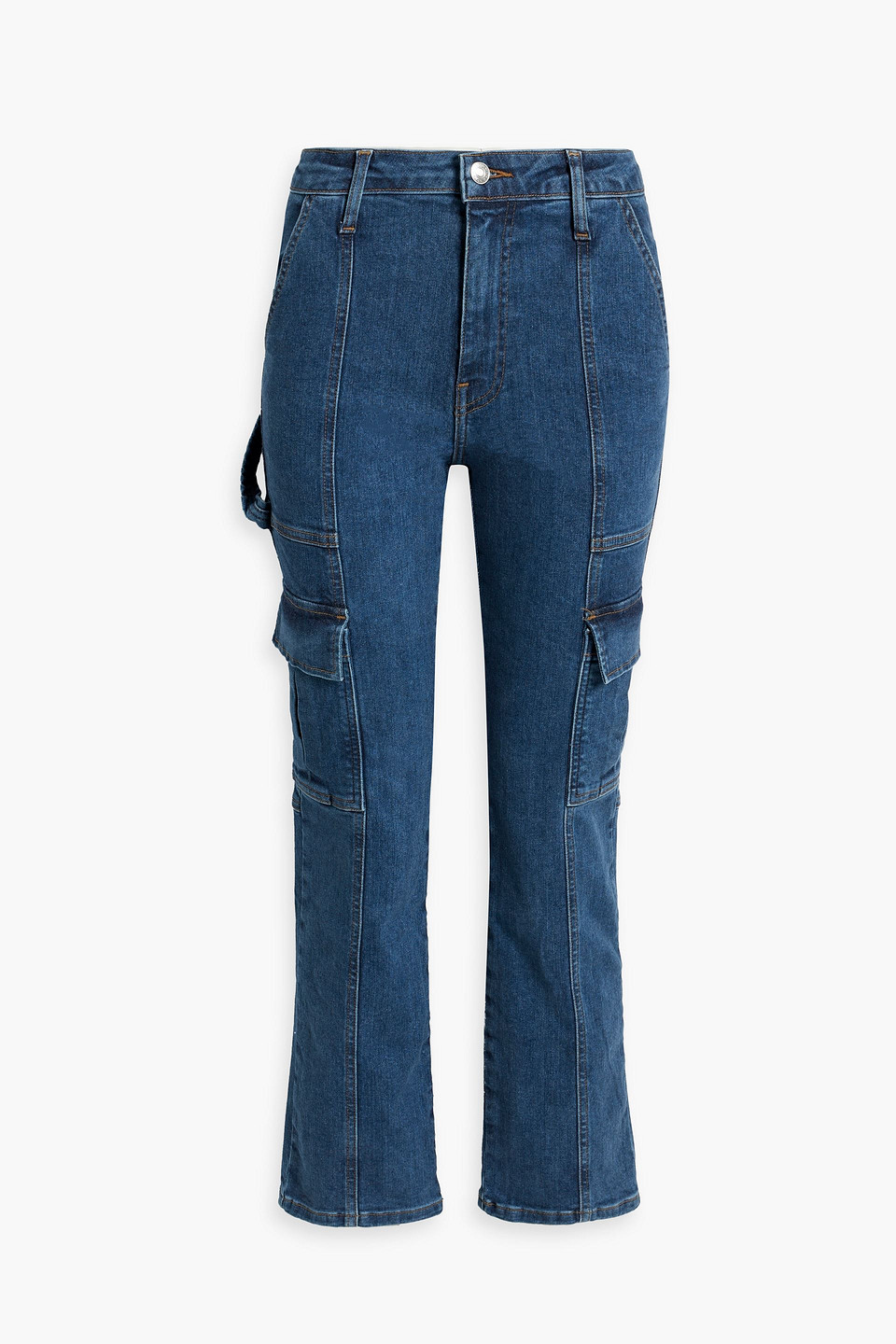 Simkhai River Kick-flare Jeans In Mid Denim