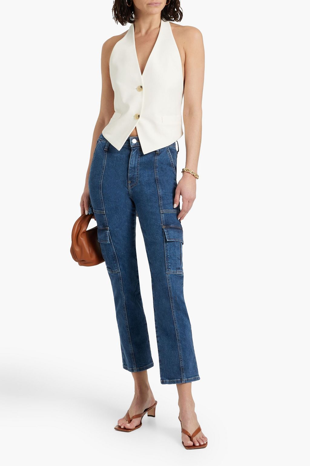 SIMKHAI River kick-flare jeans