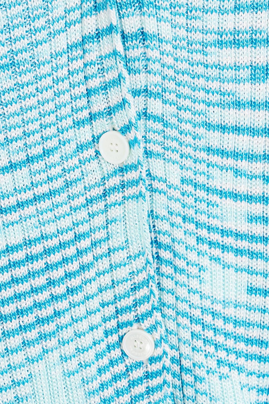 MISSONI فستان متوسط الطول مصنوع من نسيج بحبكة مضلّعة وبألوان متداخلة