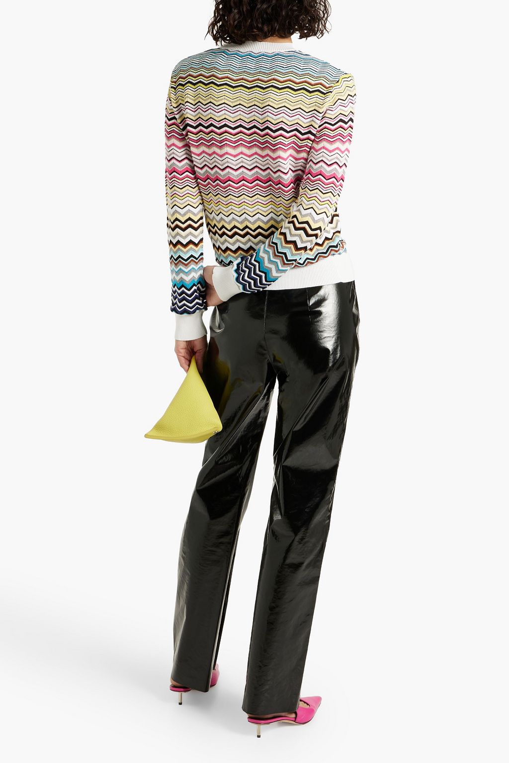 MISSONI 크로셰 니트 코튼 혼방 스웨터