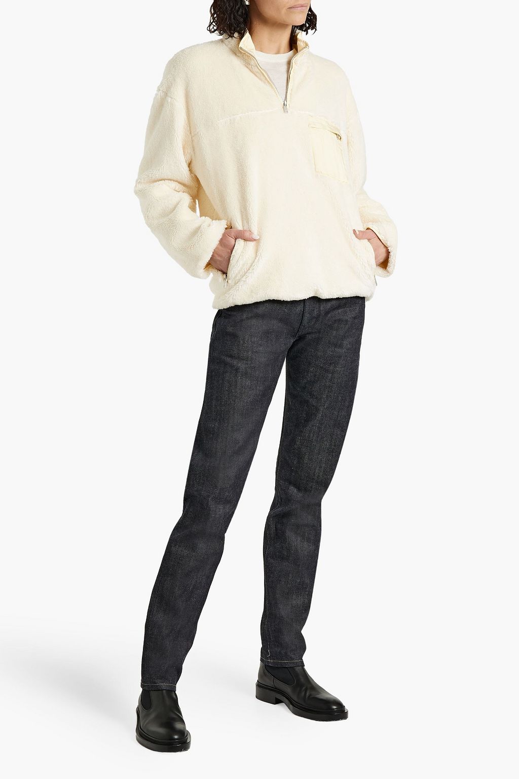 JIL SANDER High-rise slim-leg jeans