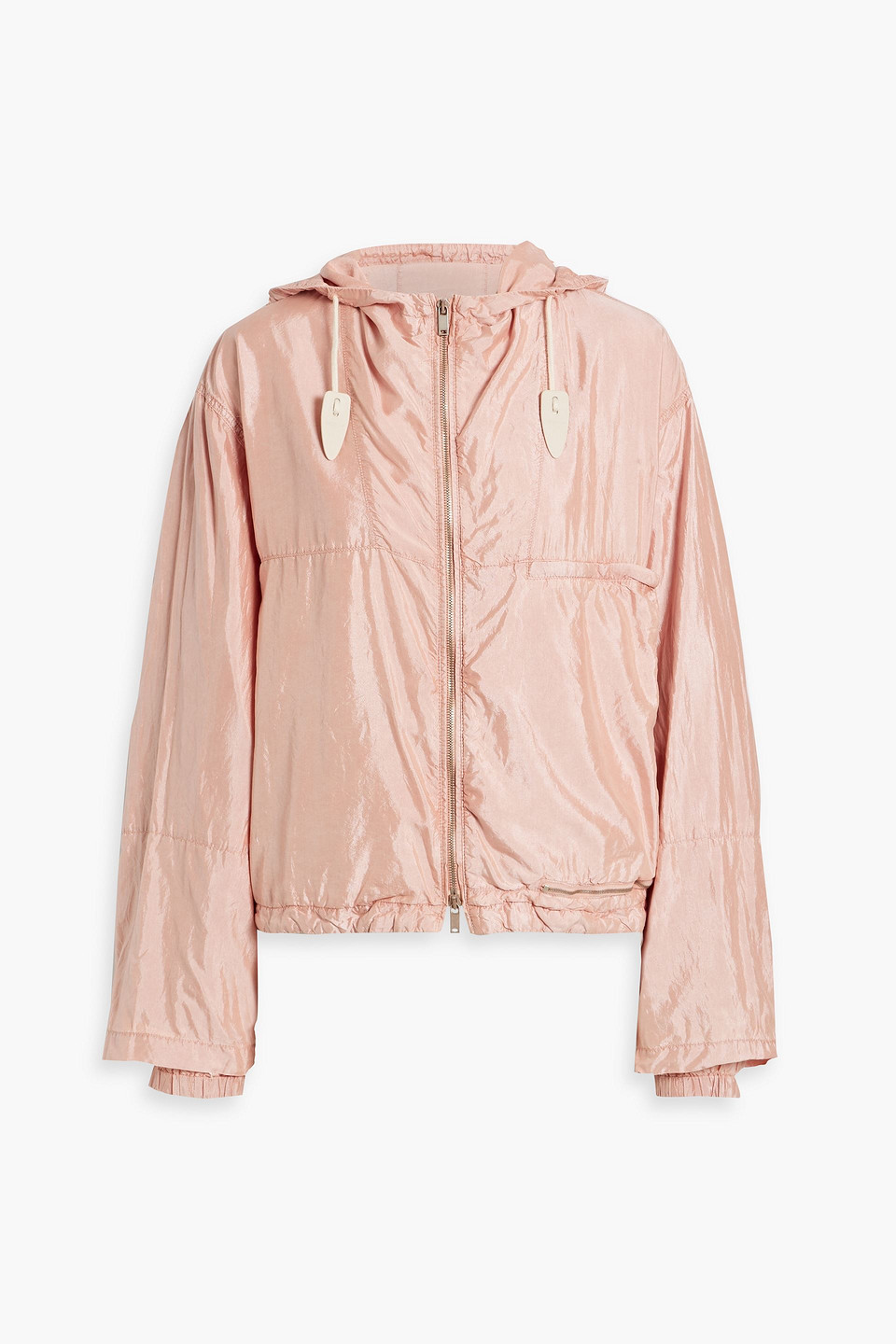 ジャケット Jil Sander Jackets Pink Jil Sander Shell Hooded Jacket In Baby Pink | ModeSens