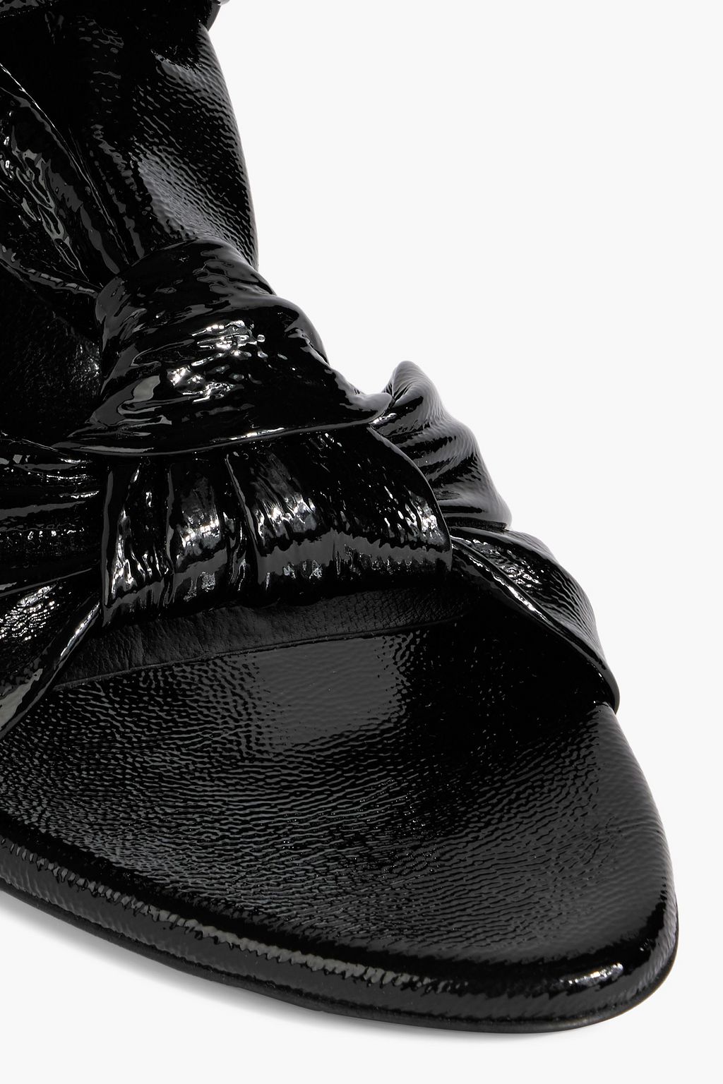 IRO Dydleen textured patent-leather sandals