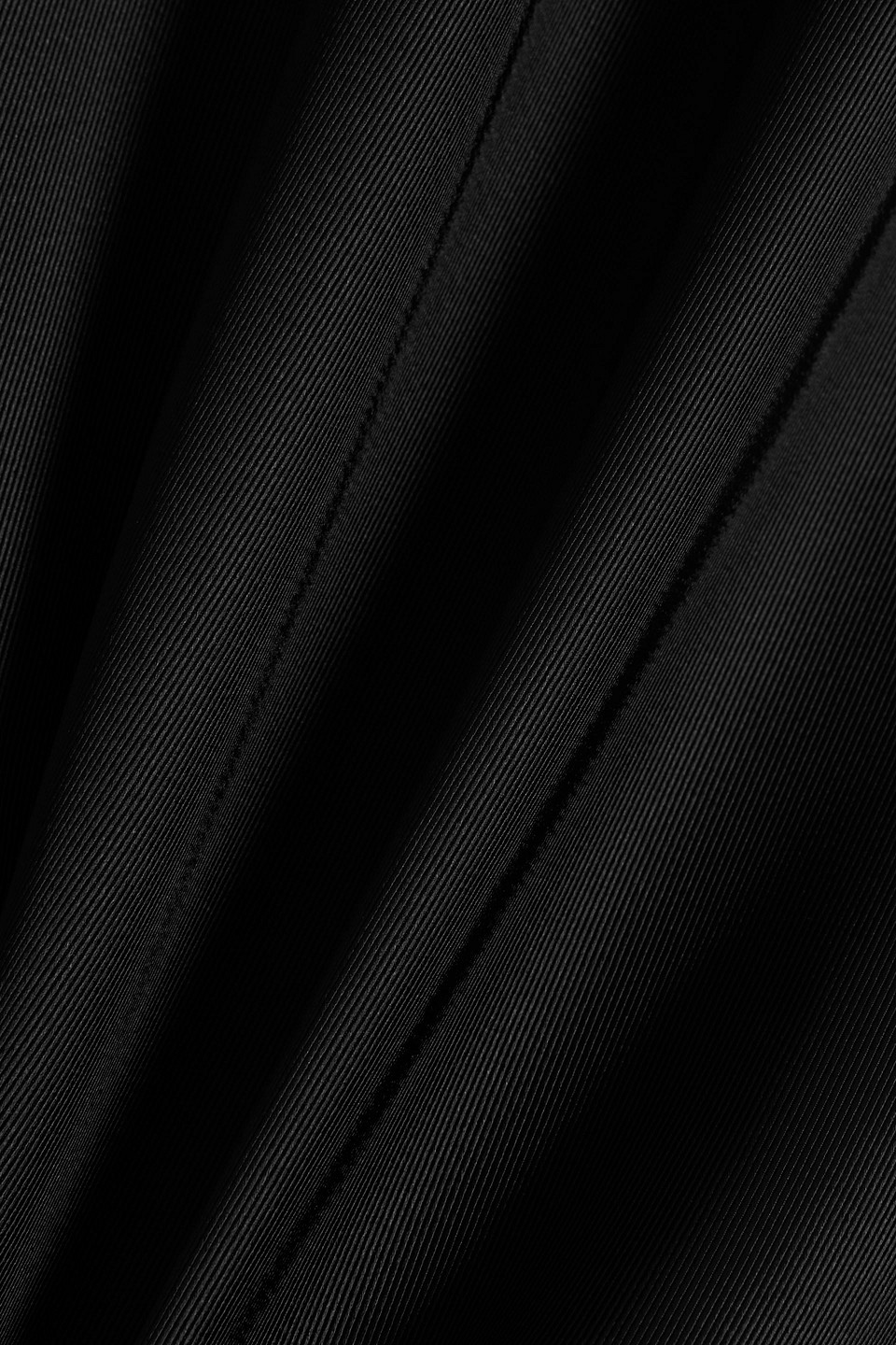 Jil Sander Satin-twill Top In Black