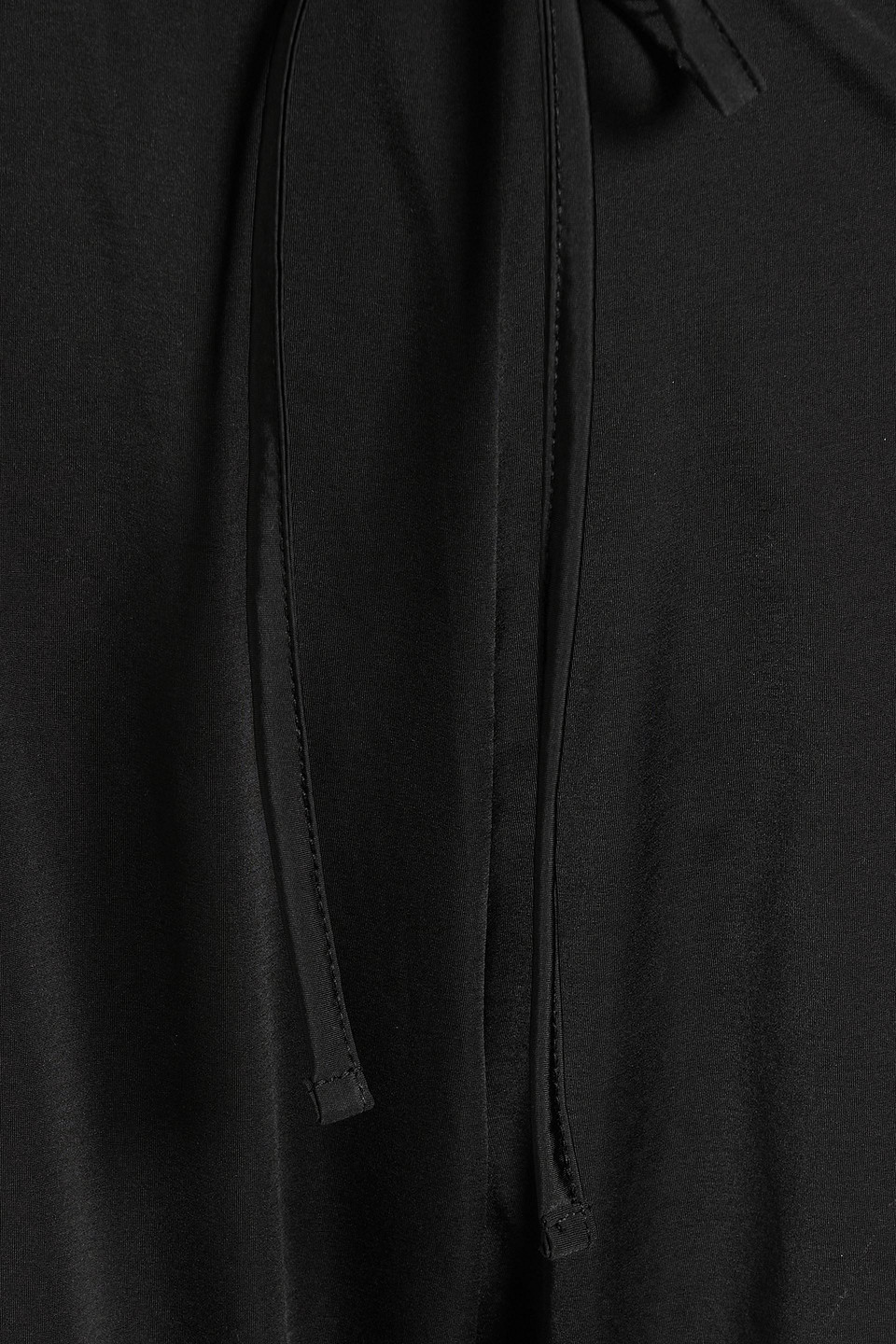 Dries Van Noten Satin Straight-leg Pants In Black