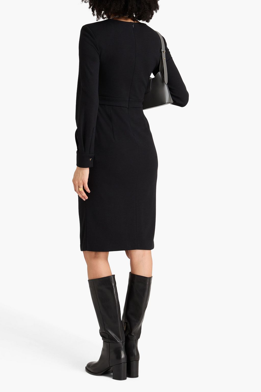 MAX MARA Virtus Kleid aus Jersey mit Wickeleffekt
