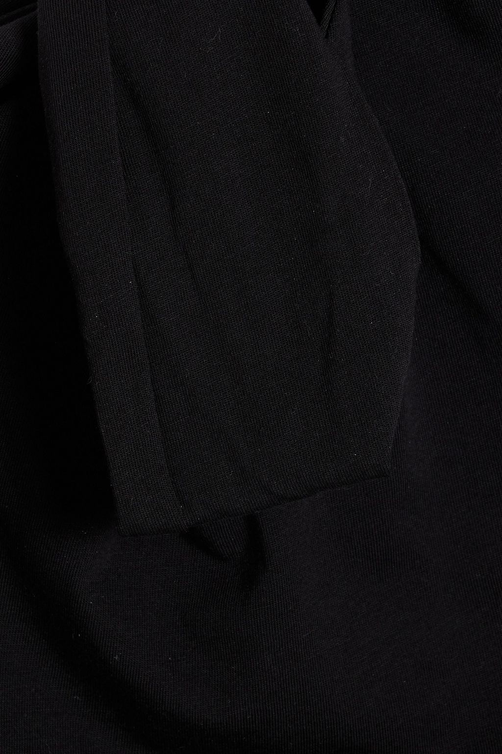 DRIES VAN NOTEN Cutout twisted cotton-jersey top