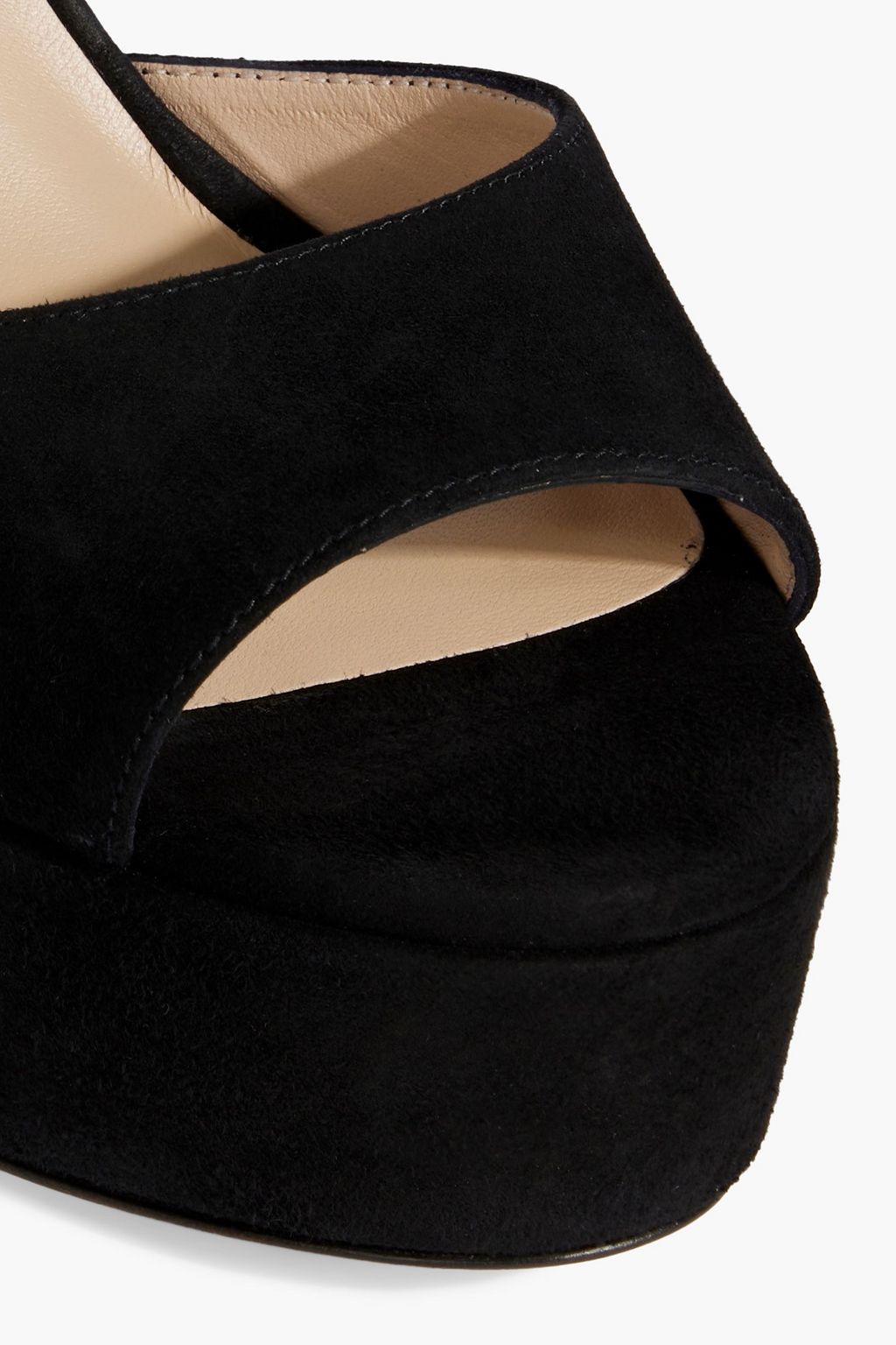 STUART WEITZMAN Disco suede platform sandals
