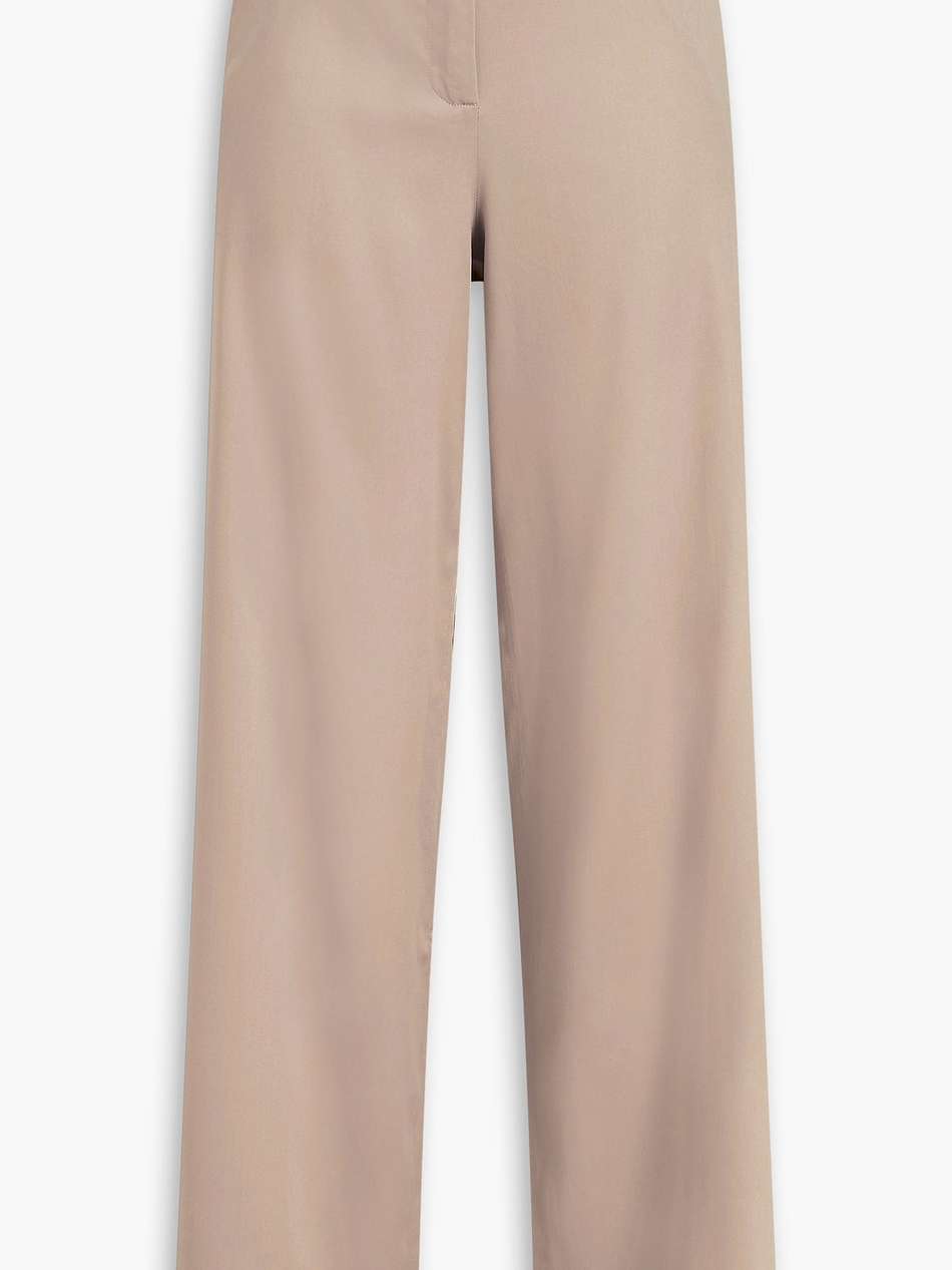 tencel™-blend wide-leg pants