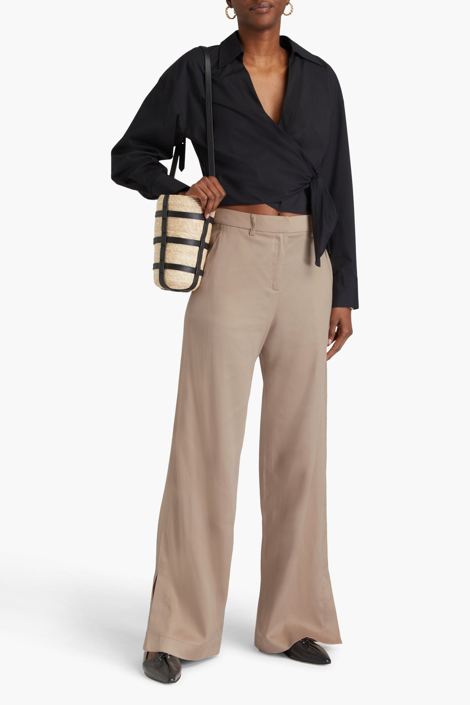 Mother Of Pearl TENCEL™-blend wide-leg pants