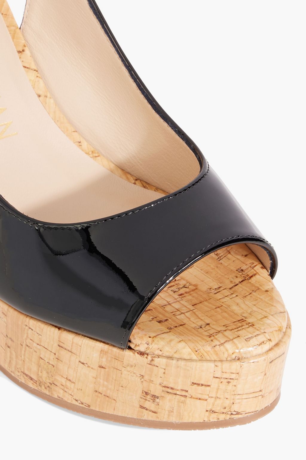 STUART WEITZMAN Patent-leather sandals