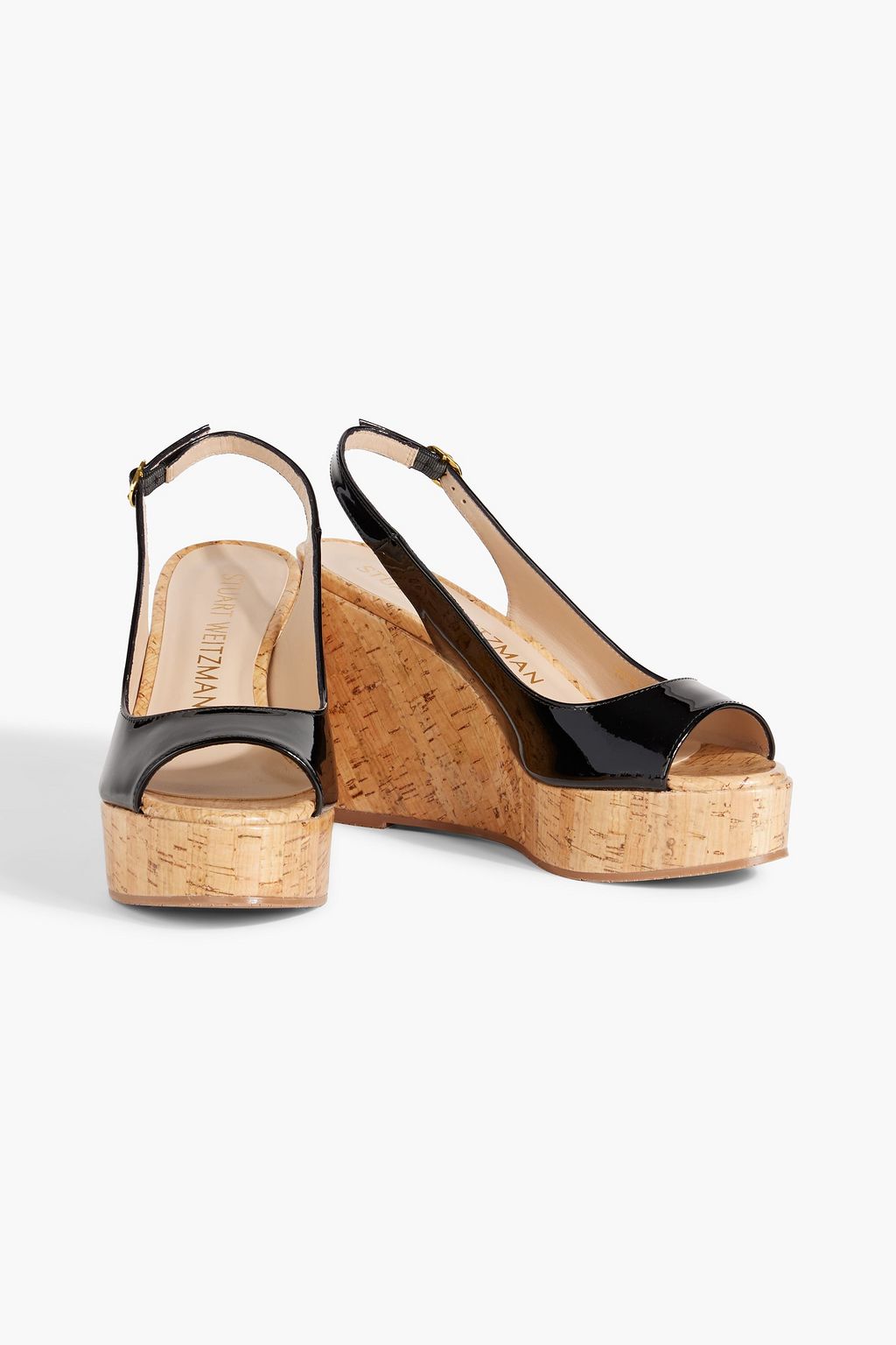 STUART WEITZMAN Patent-leather sandals