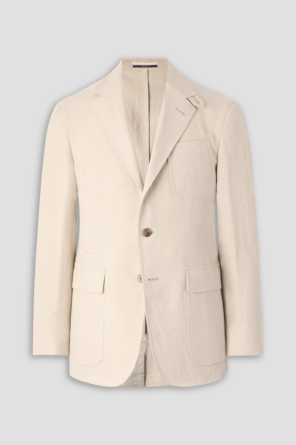 dunhill - cavendish linen blazer - white - it 48