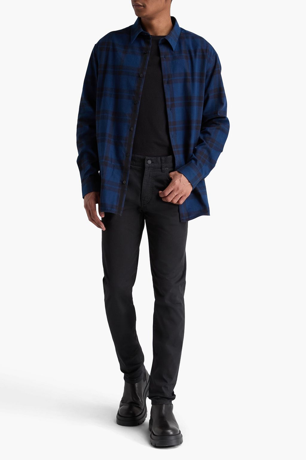 DUNHILL Cotton-blend twill pants