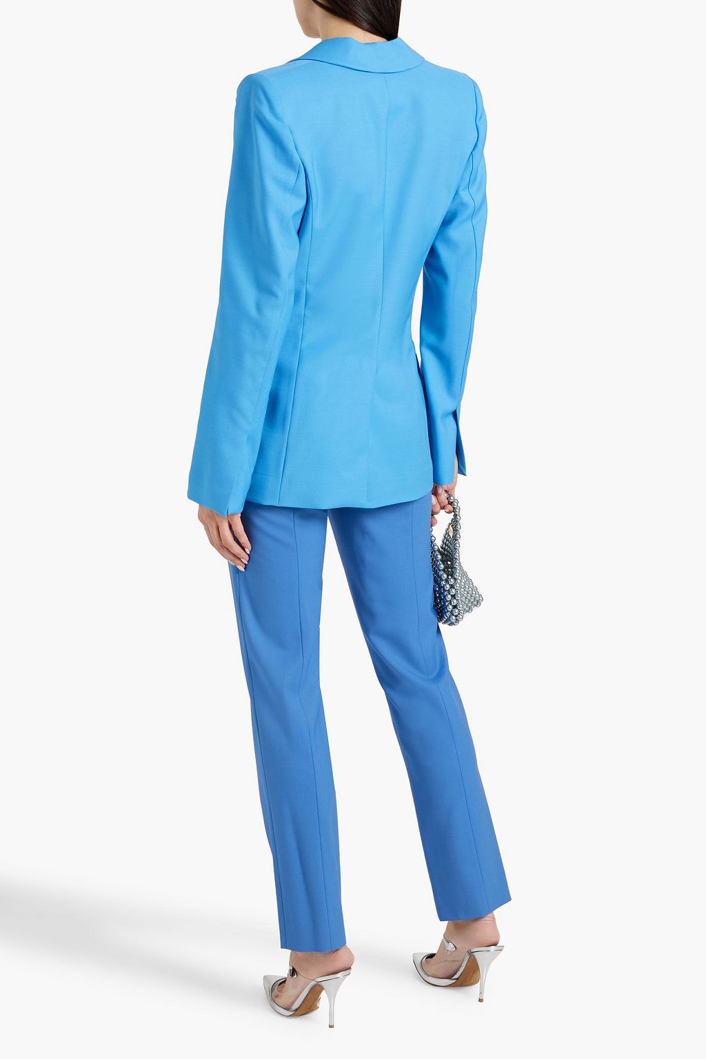 OSCAR DE LA RENTA Wool and mohair-blend blazer