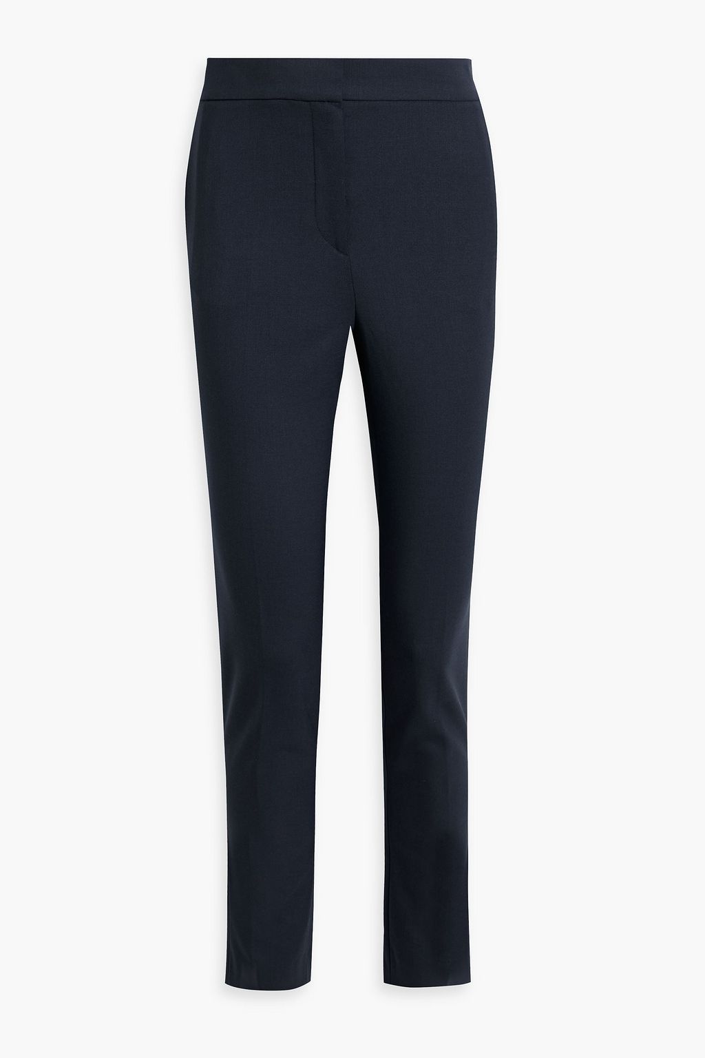 OSCAR DE LA RENTA Wool blend twill slim leg pants THE OUTNET