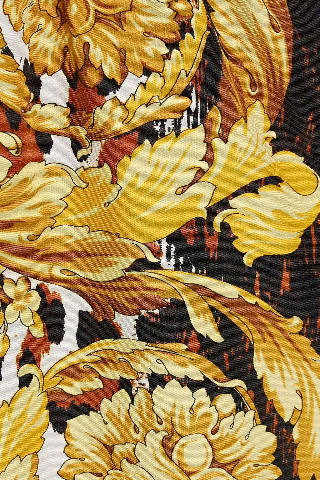 VERSACE Short-length printed swim shorts