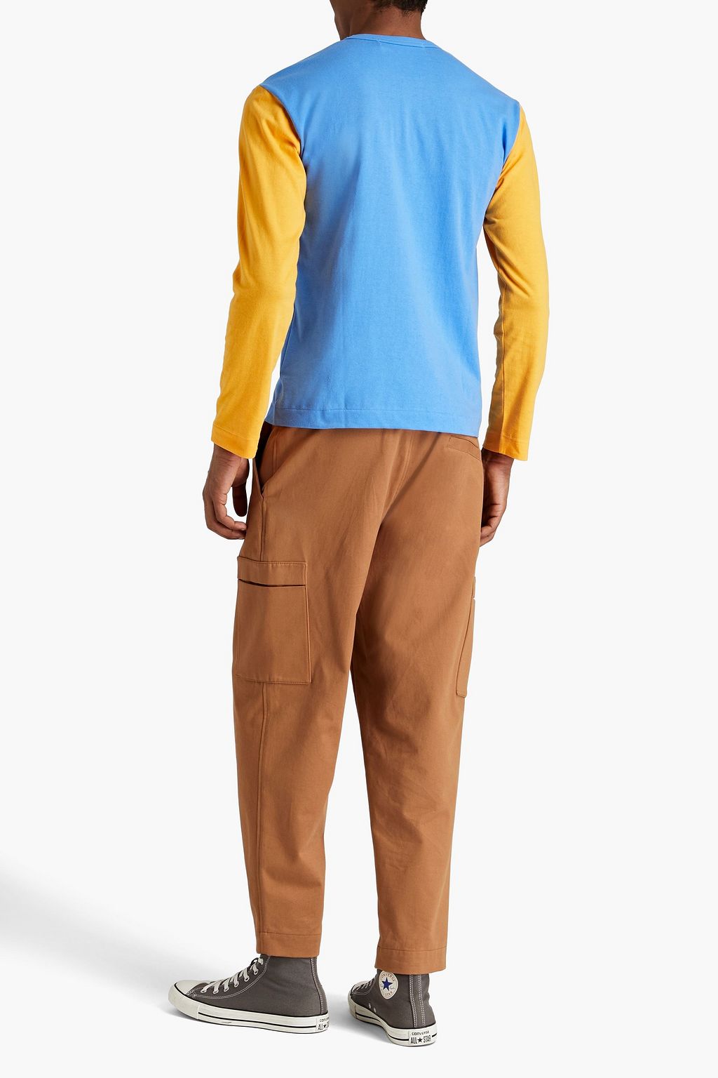 COMME DES GARÇONS PLAY Appliquéd cotton-jersey T-shirt