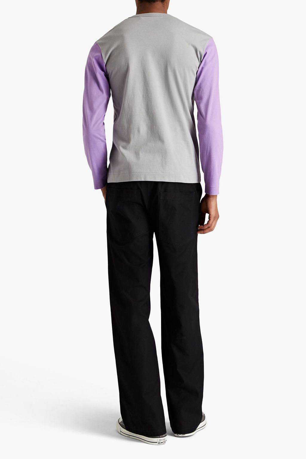 COMME DES GARÇONS PLAY Appliquéd cotton-jersey T-shirt