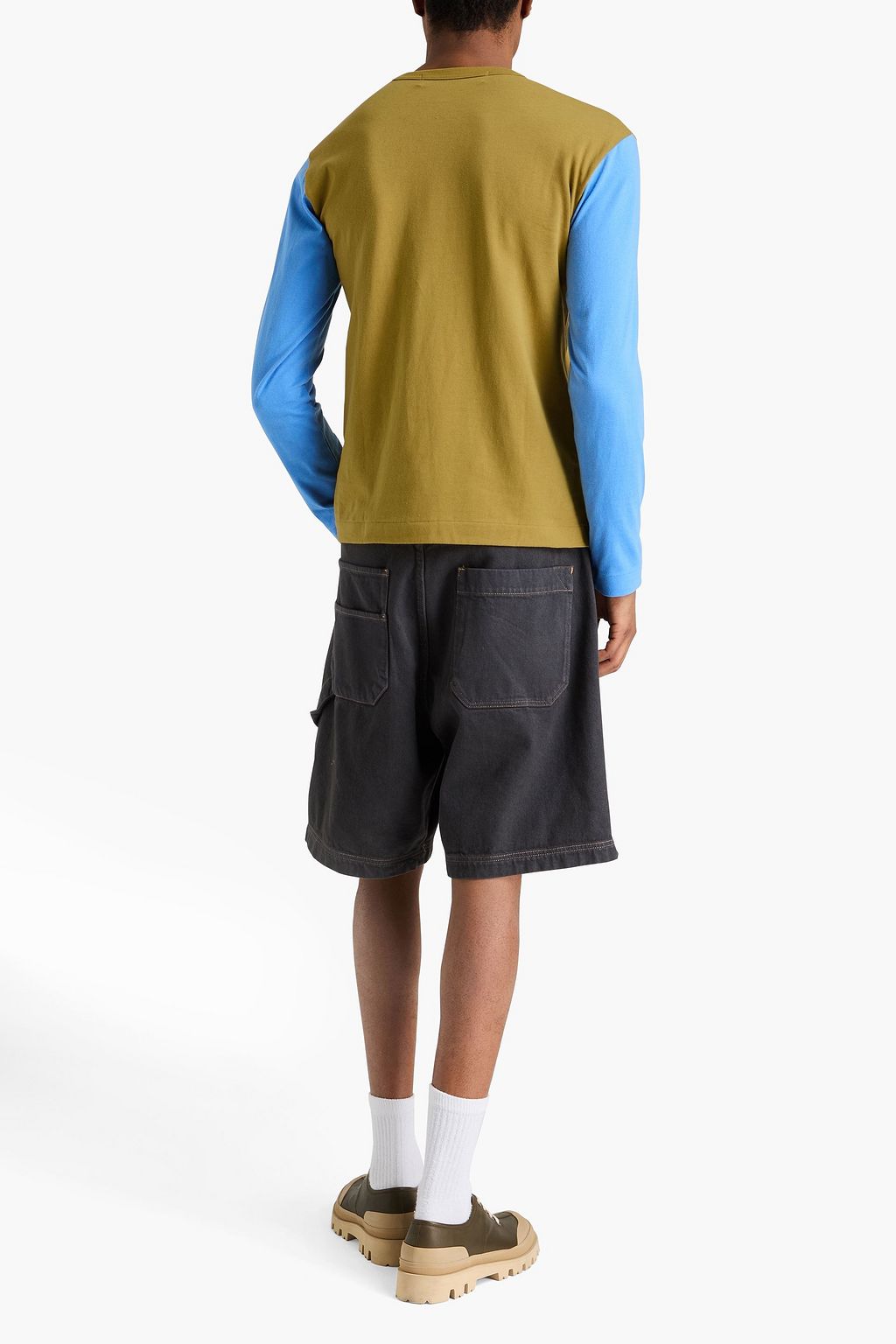 COMME DES GARÇONS PLAY Appliquéd cotton-jersey T-shirt