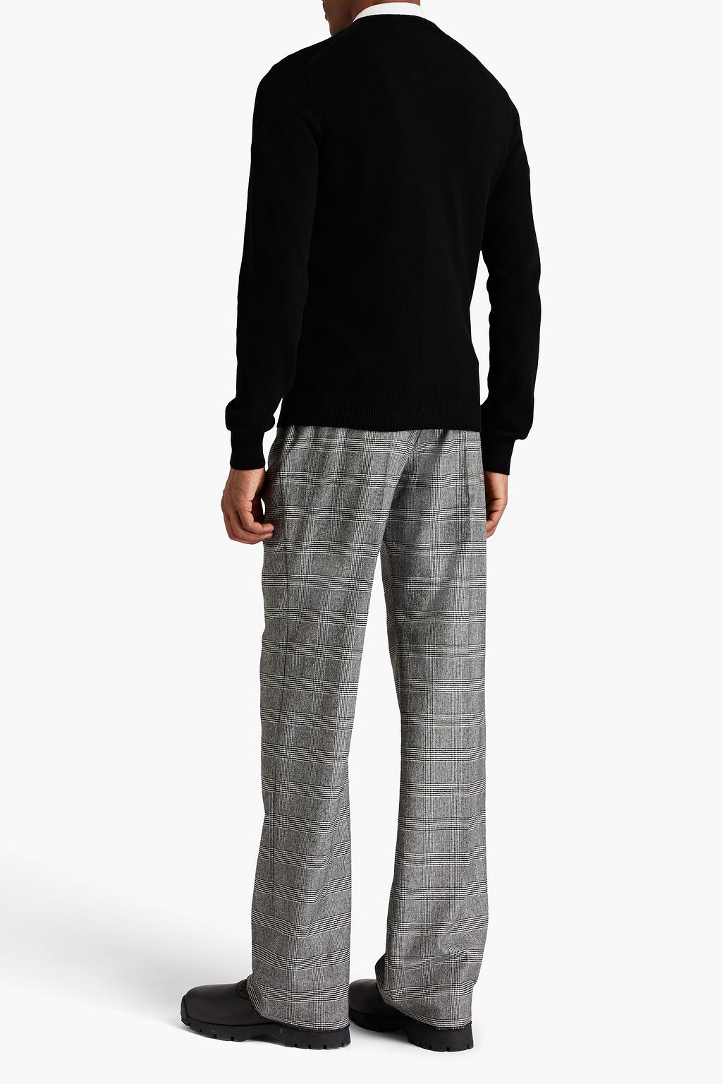 COMME DES GARÇONS PLAY Appliquéd wool cardigan