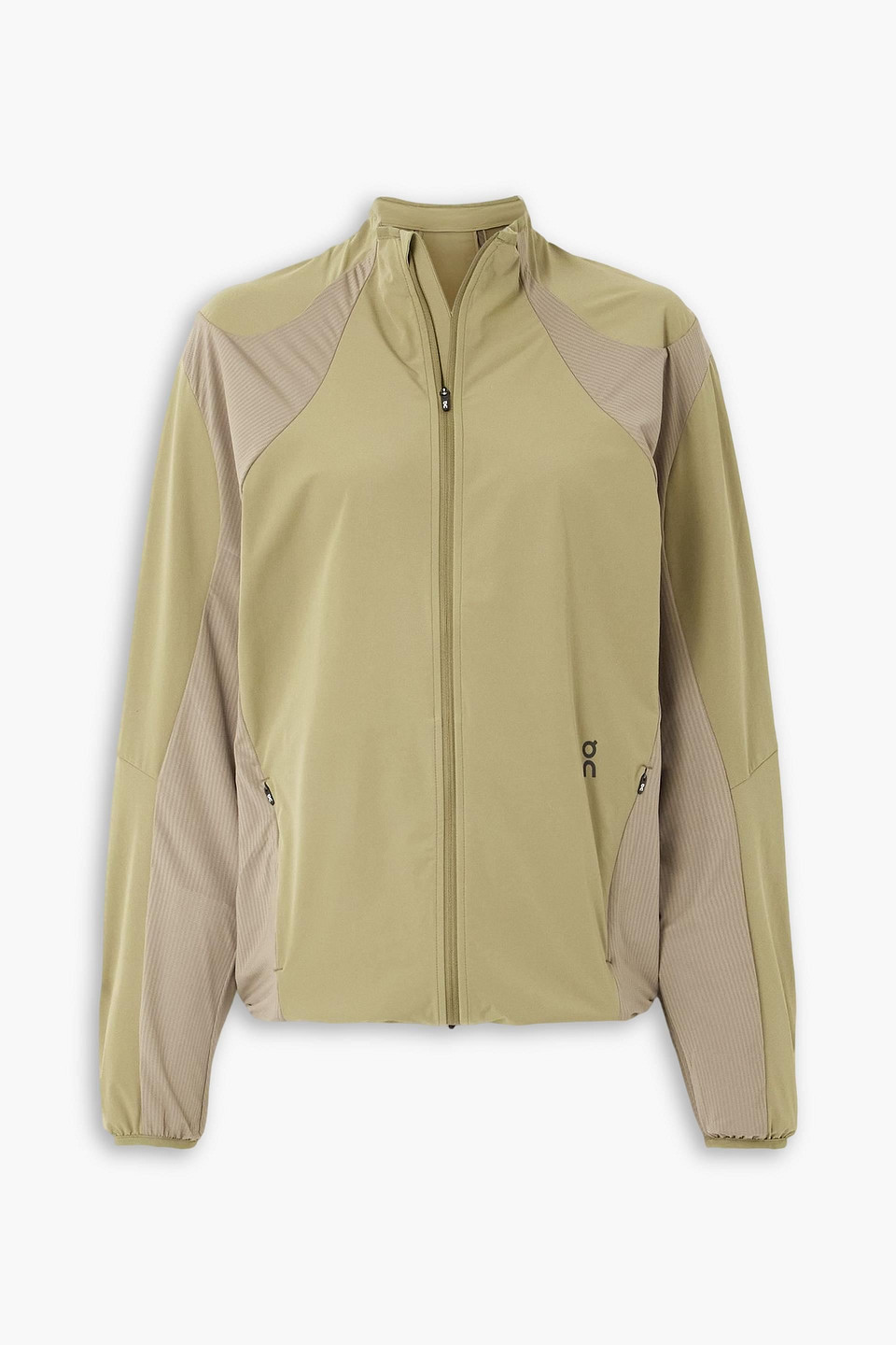 on - post archive faction breaker stretch-shell and mesh jacket - green - xs