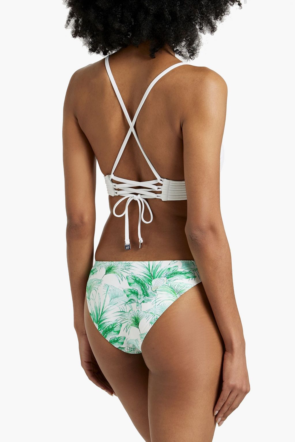 MELISSA ODABASH Martinique printed low-rise bikini briefs