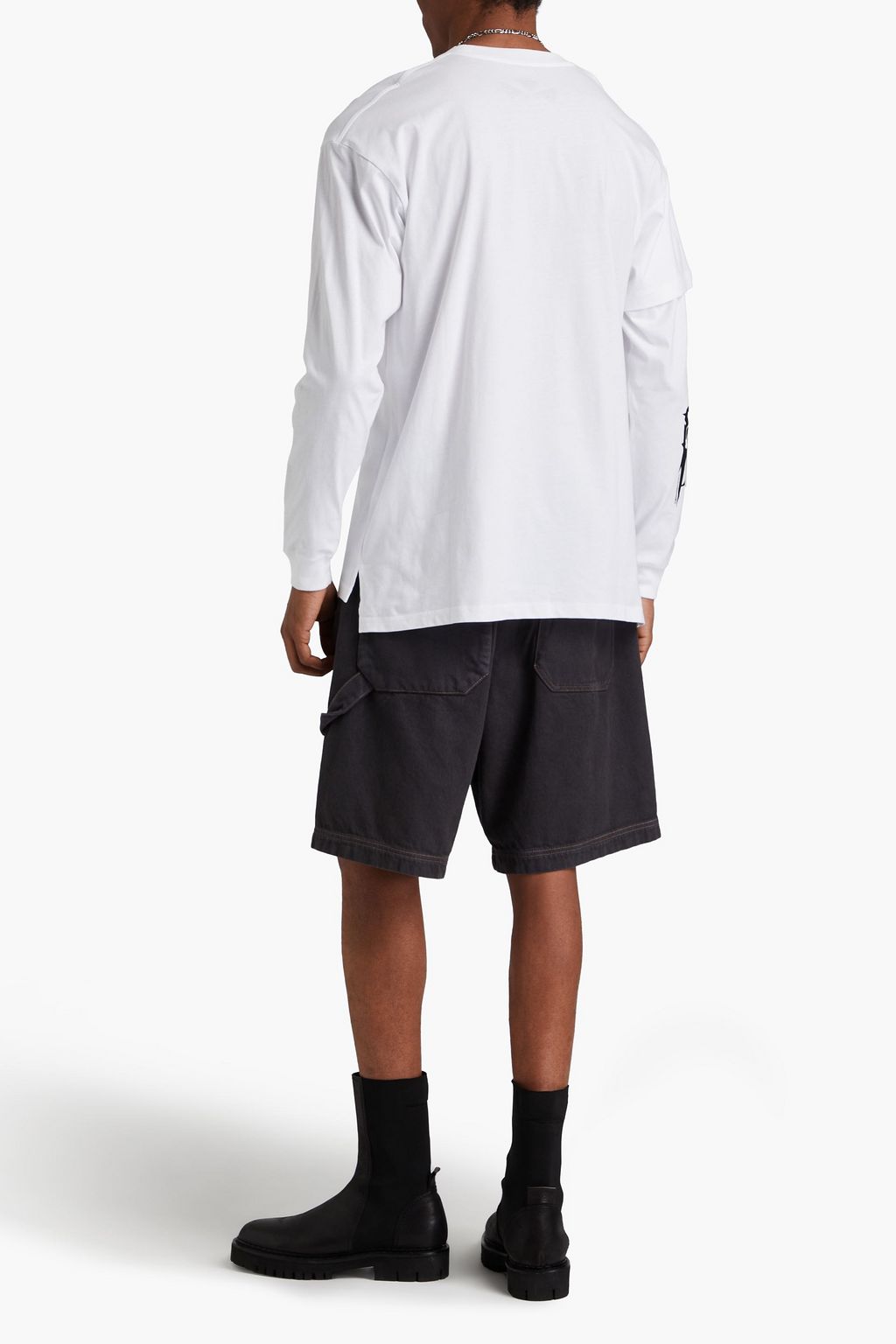 ACRONYM Printed cotton-jersey T-shirt