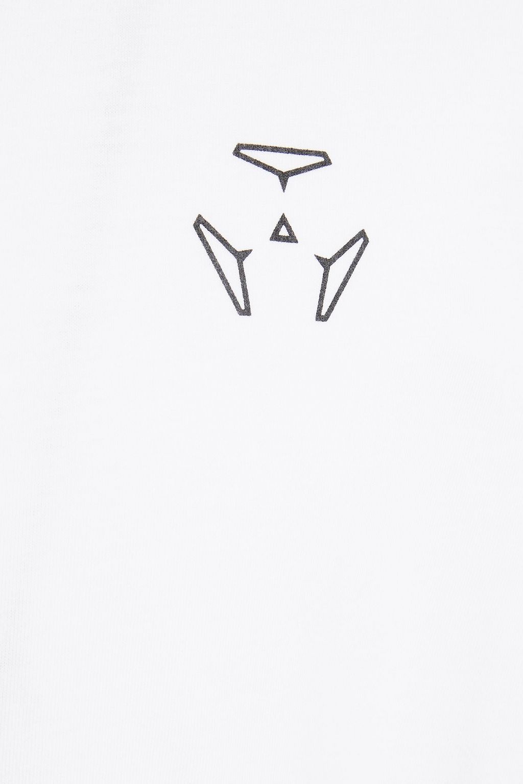ACRONYM Layered two-tone printed cotton-jersey T-shirt