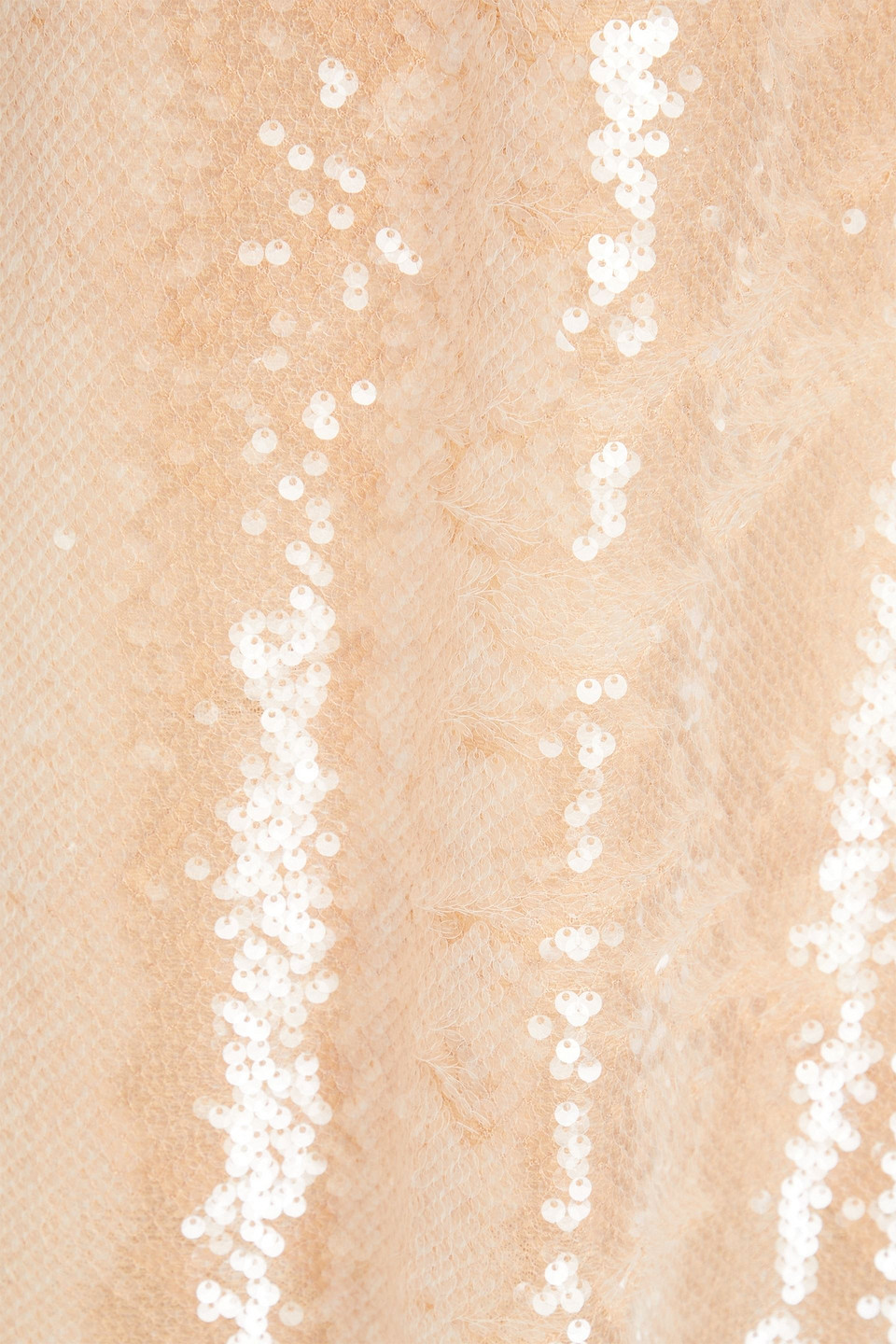 SIMKHAI NATALINA SEQUINED TULLE MIDI DRESS