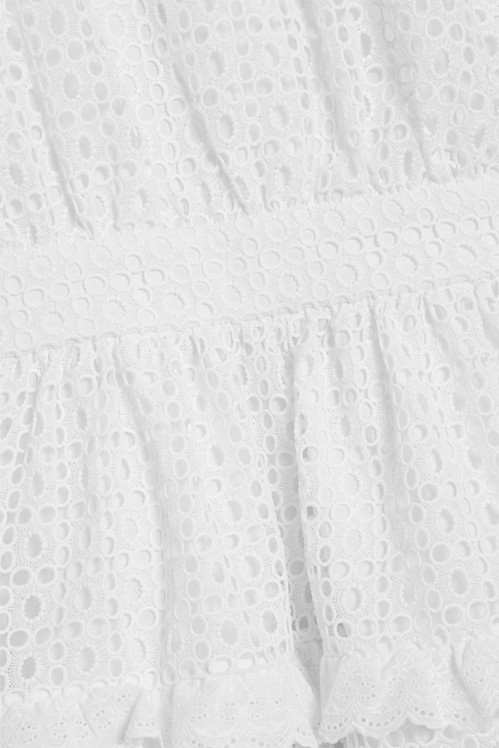 AJE. Aveline ruffled broderie anglaise mini dress