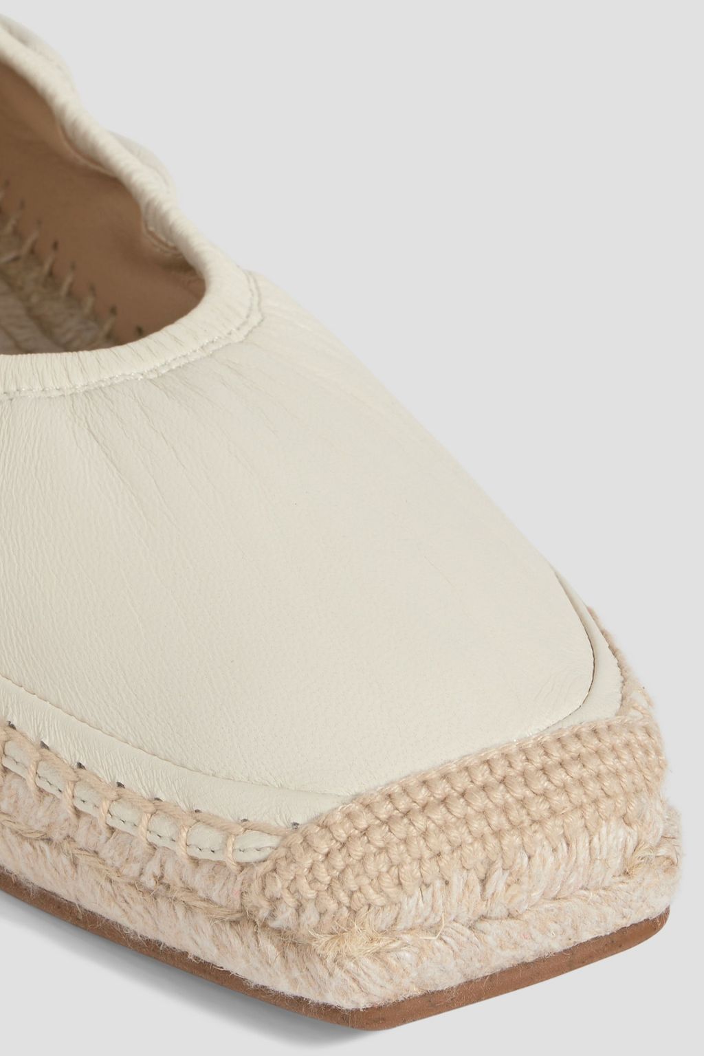 CHLOÉ Lucinda leather espadrilles