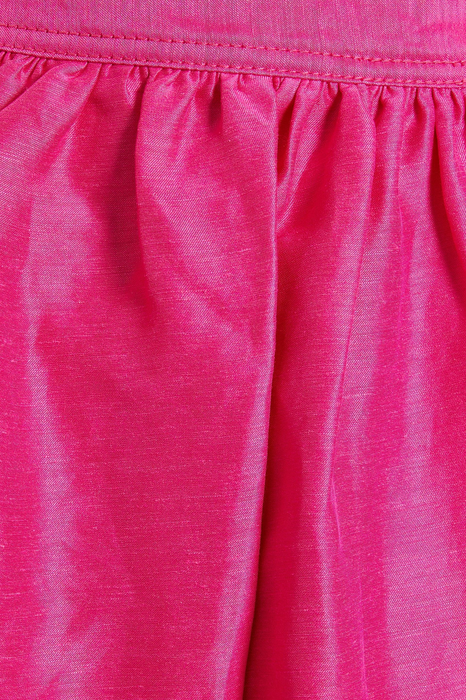 Shop Aje Mirabelle Wrap-effect Linen-blend Maxi Skirt In Fuchsia