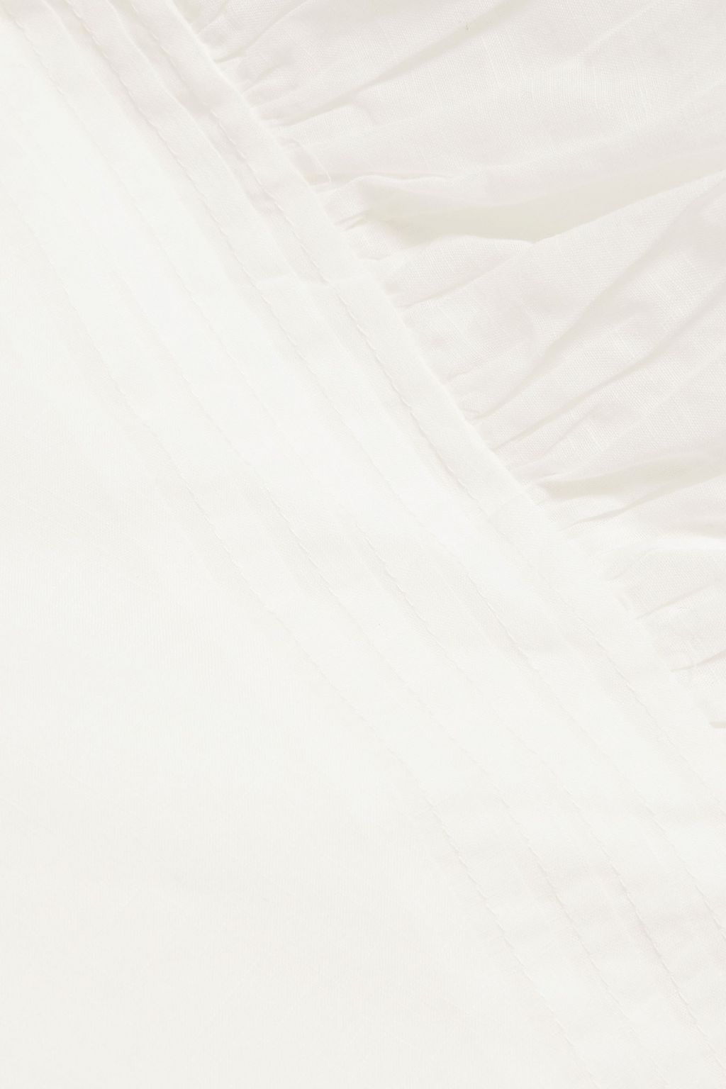 AJE. Pablo tiered cotton-mousseline mini shirt dress