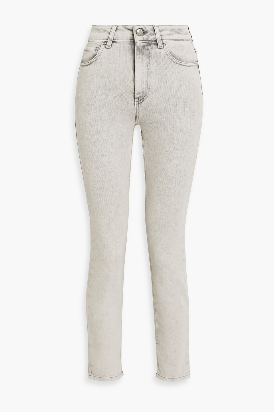 Galloway faded mid-rise skinny jeans