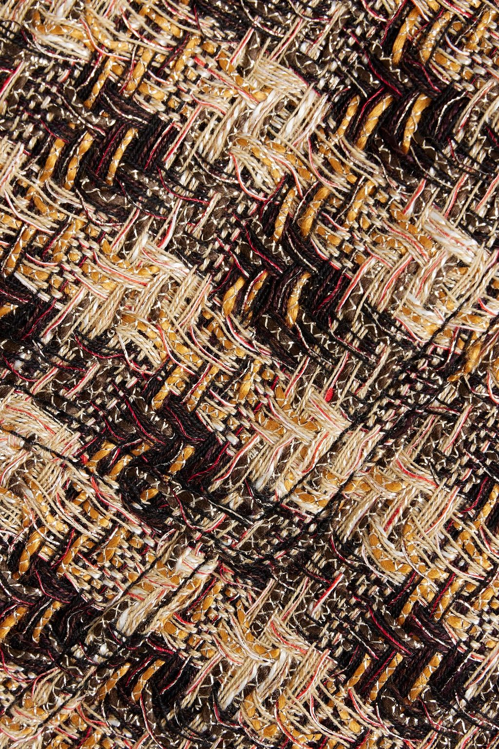 IRO Siema metallic linen-blend tweed shirt jacket