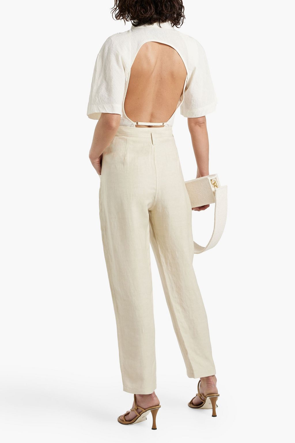 IRO Miera linen-blend tapered pants